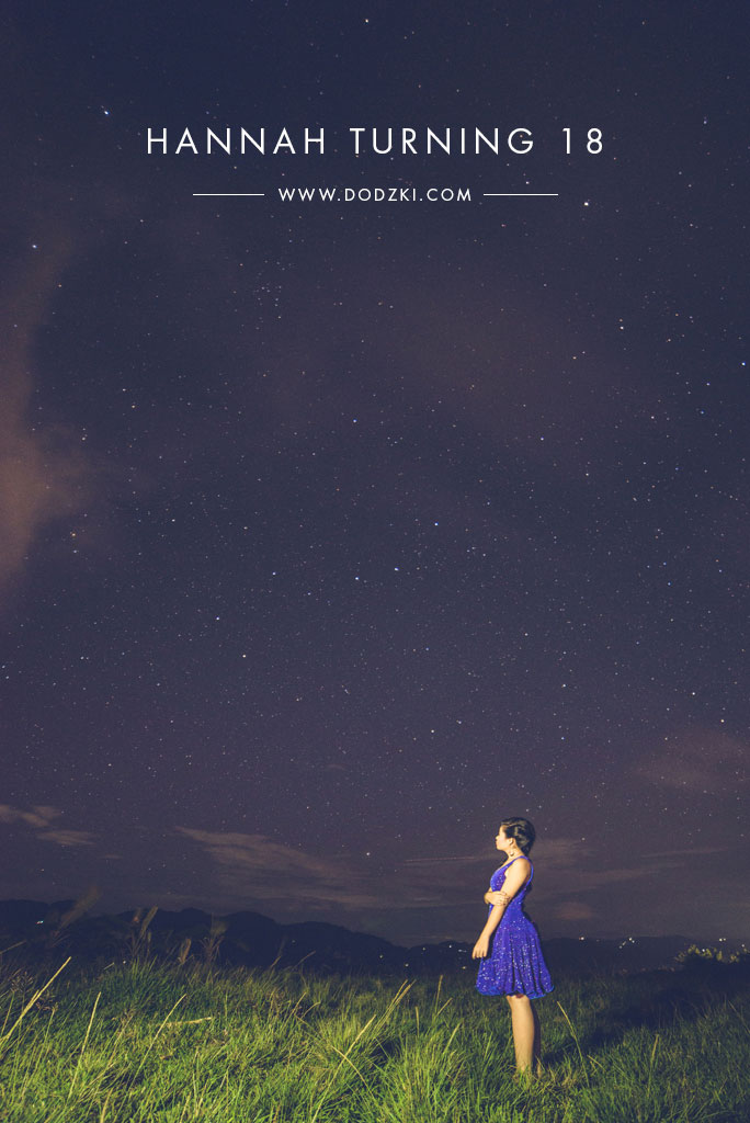 Starry night photography